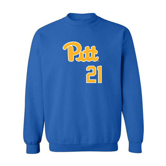 Pittsburgh - NCAA Baseball : Eddie Smink - Classic Shersey Crewneck Sweatshirt-0