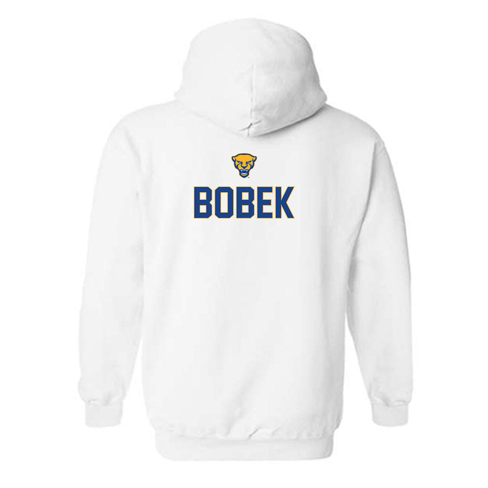 Pittsburgh - NCAA Women's Gymnastics : Layla Bobek - Sports Shersey Hooded Sweatshirt-1