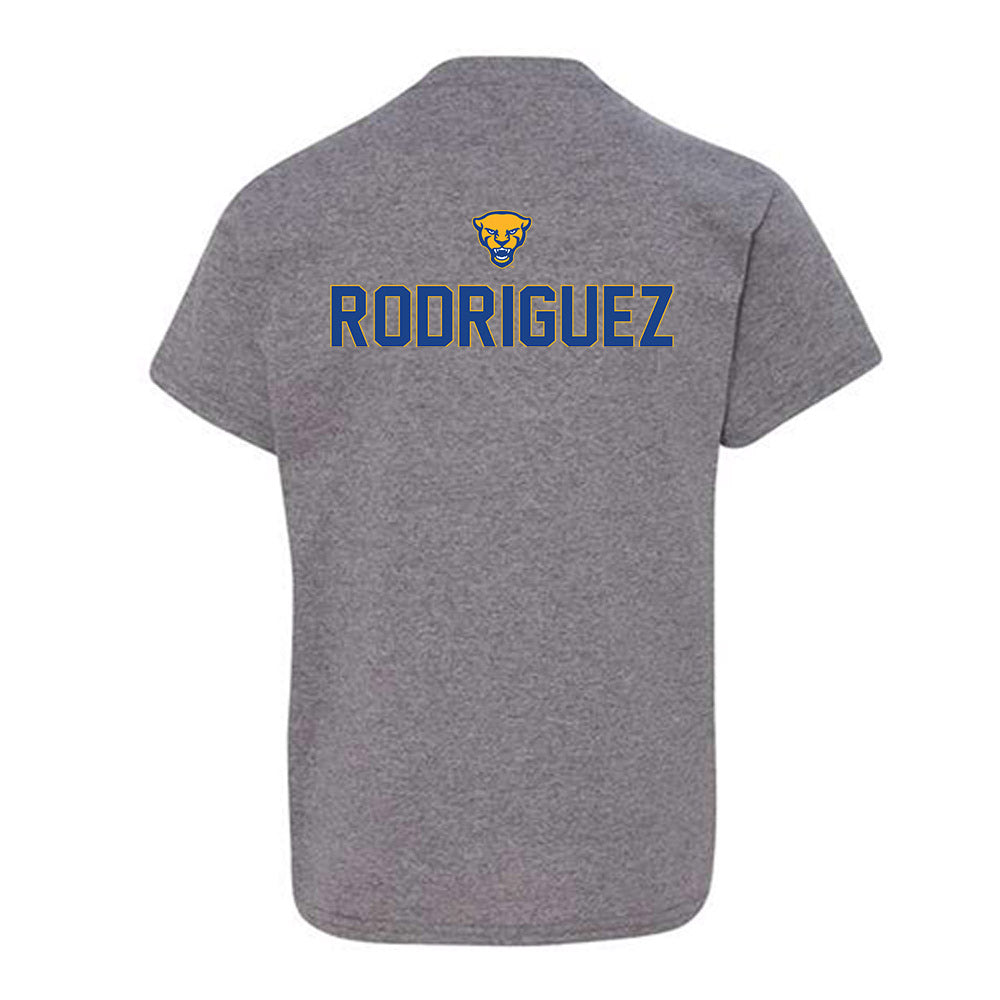 Pittsburgh - NCAA Wrestling : Caleb Rodriguez - Sports Shersey Youth T-Shirt-1