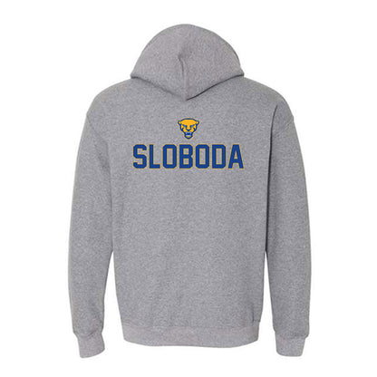 Pittsburgh - NCAA Wrestling : Santino Sloboda - Sports Shersey Hooded Sweatshirt-1