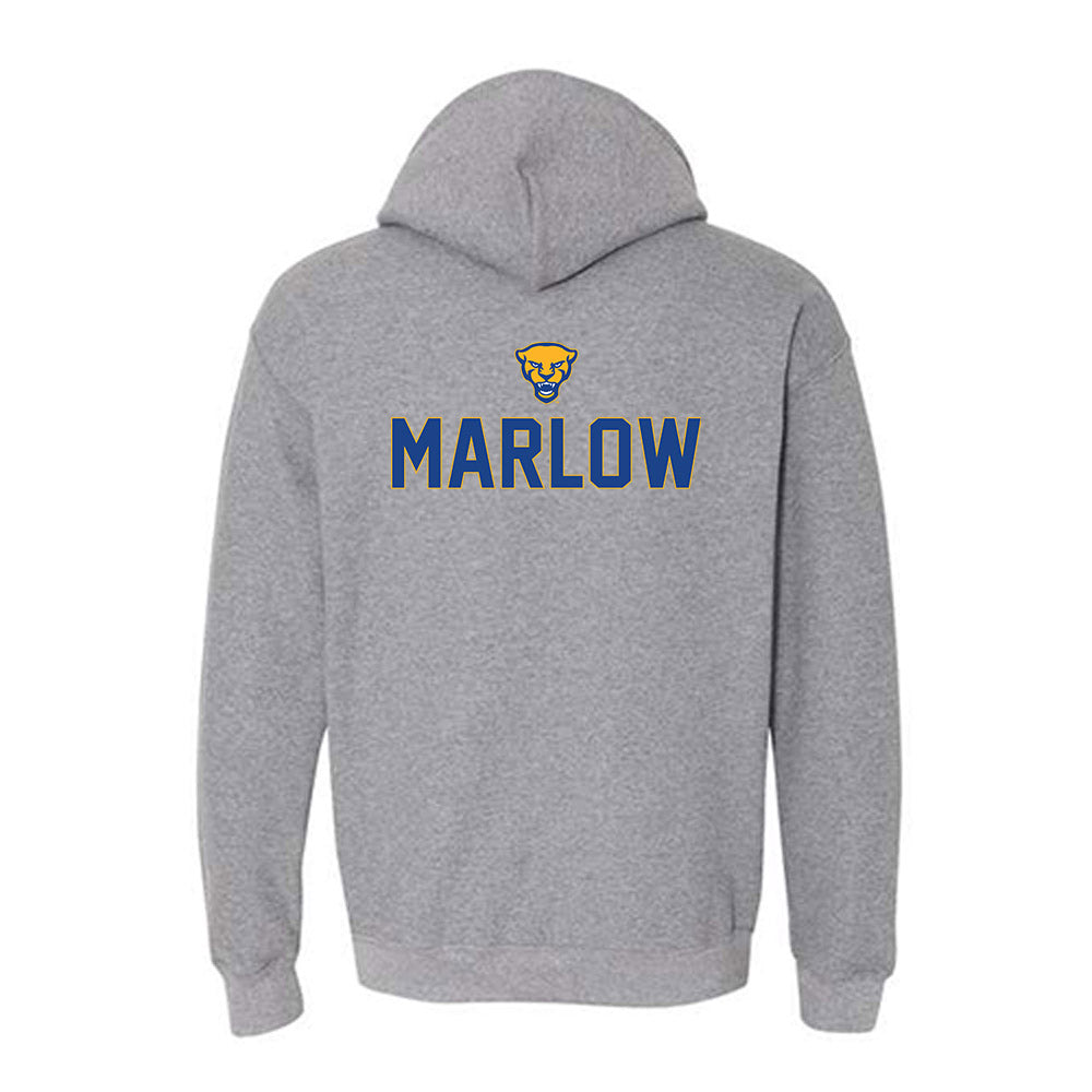 Pittsburgh - NCAA Wrestling : Bode Marlow - Sports Shersey Hooded Sweatshirt-1