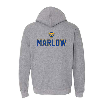 Pittsburgh - NCAA Wrestling : Bode Marlow - Sports Shersey Hooded Sweatshirt-1