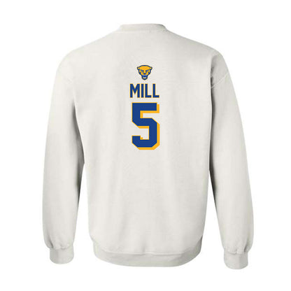 Pittsburgh - NCAA Women's Lacrosse : Madeline Mill - Sports Shersey Crewneck Sweatshirt-1