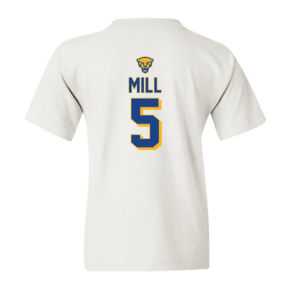 Pittsburgh - NCAA Women's Lacrosse : Madeline Mill - Sports Shersey Youth T-Shirt-1