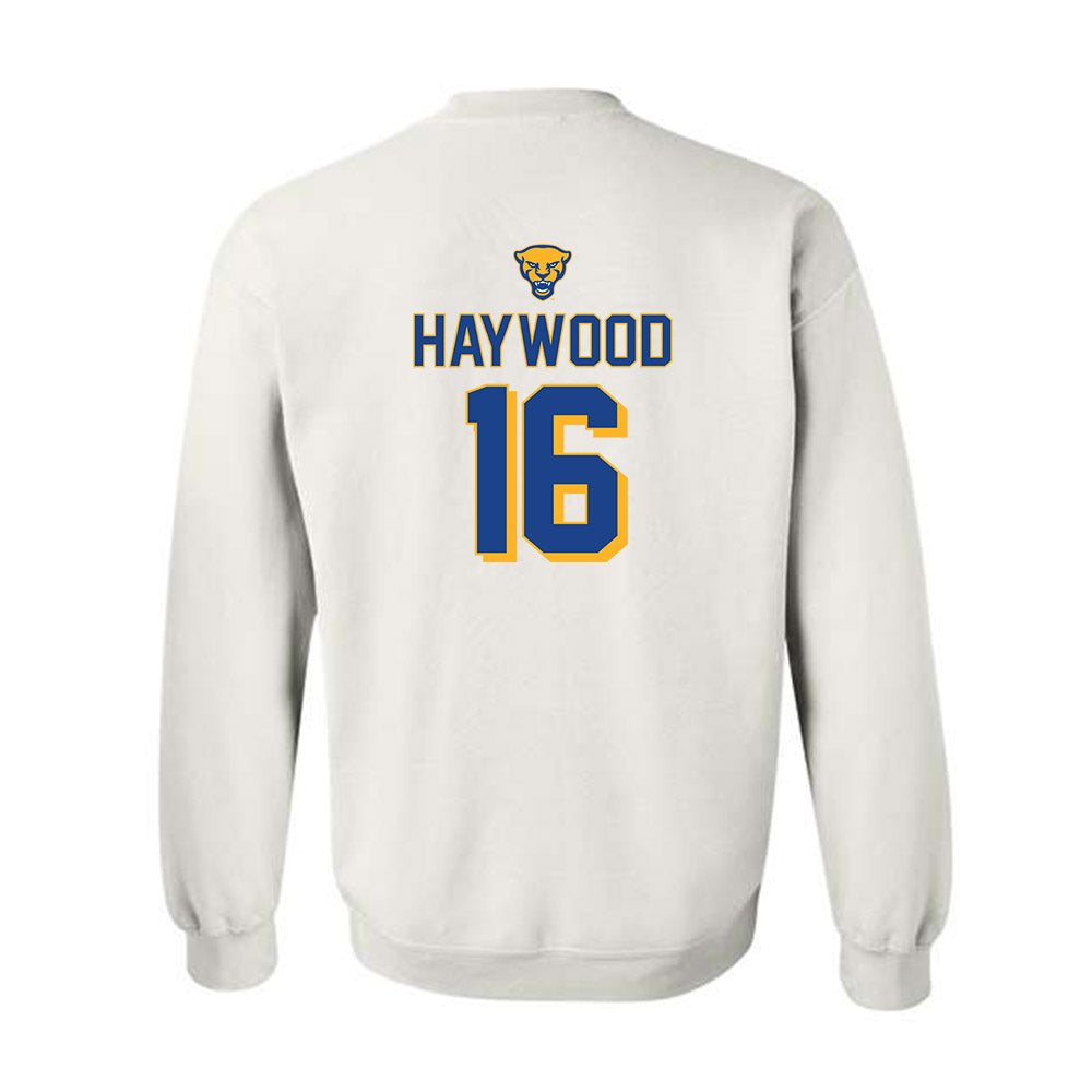 Pittsburgh - NCAA Women's Lacrosse : Amelia Haywood - Sports Shersey Crewneck Sweatshirt-1