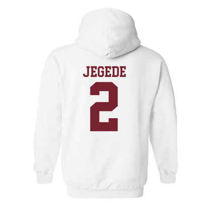Charleston - NCAA Women's Basketball : Abby Jegede - Sports Shersey Hooded Sweatshirt-1