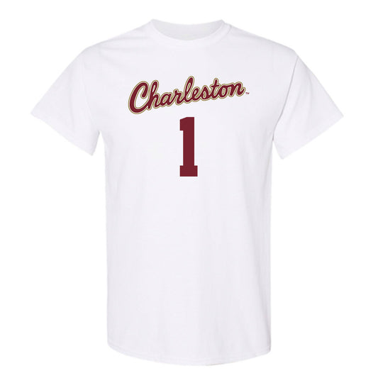 Charleston - NCAA Men's Basketball : Conner Groce - Sports Shersey T-Shirt-0