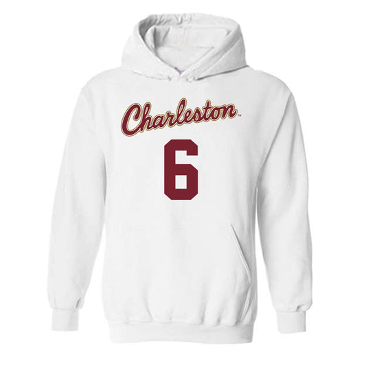 Charleston - NCAA Women's Basketball : Sophia Tougas - Sports Shersey Hooded Sweatshirt