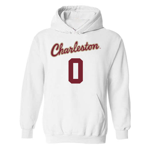 Charleston - NCAA Men's Basketball : Jaxon Prunty - Sports Shersey Hooded Sweatshirt-0