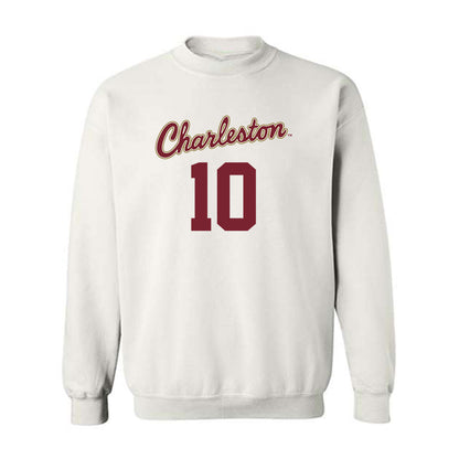 Charleston - NCAA Men's Basketball : Max Green - Sports Shersey Crewneck Sweatshirt-0