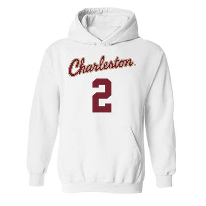 Charleston - NCAA Women's Basketball : Abby Jegede - Sports Shersey Hooded Sweatshirt-0