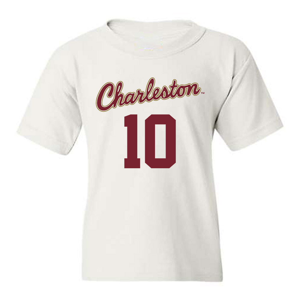 Charleston - NCAA Men's Basketball : Max Green - Sports Shersey Youth T-Shirt-0