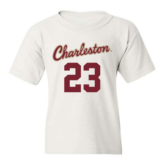Charleston - NCAA Men's Basketball : Will Mortimore - Sports Shersey Youth T-Shirt-0