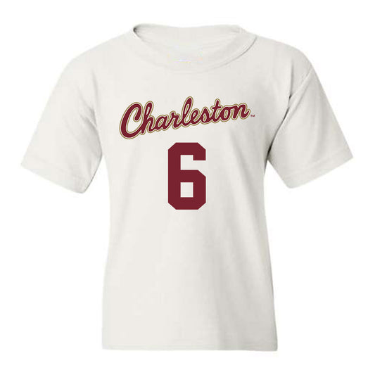 Charleston - NCAA Women's Basketball : Sophia Tougas - Sports Shersey Youth T-Shirt