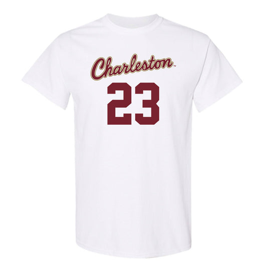 Charleston - NCAA Men's Basketball : Will Mortimore - Sports Shersey T-Shirt-0