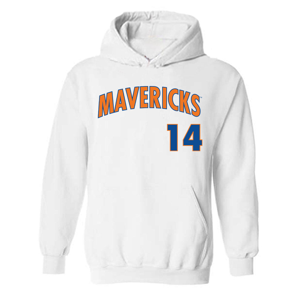 Texas Arlington - NCAA Baseball : Jackson Hill - Classic Shersey Hooded Sweatshirt-0