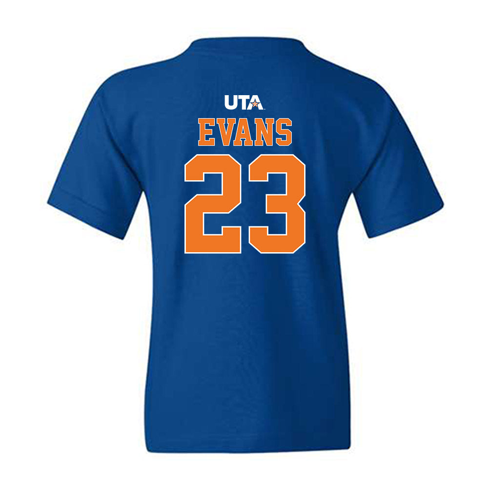 Texas Arlington - NCAA Baseball : Zach Evans - Sports Shersey Youth T-Shirt-1