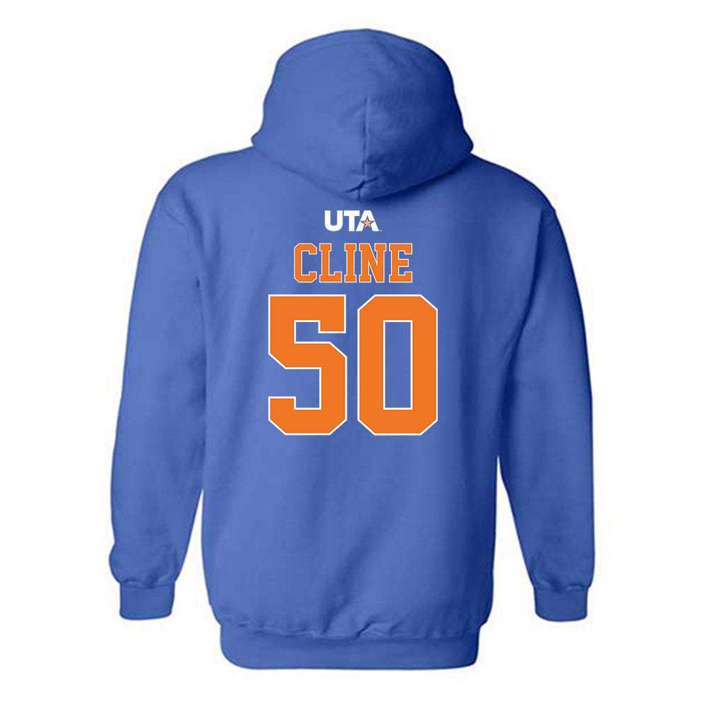 Texas Arlington - NCAA Baseball : Caden Cline - Sports Shersey Hooded Sweatshirt-1