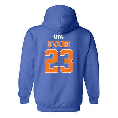 Texas Arlington - NCAA Baseball : Zach Evans - Sports Shersey Hooded Sweatshirt-1