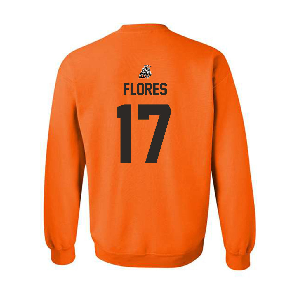 UTEP - NCAA Softball : Arianna Flores - Sports Shersey Crewneck Sweatshirt-1