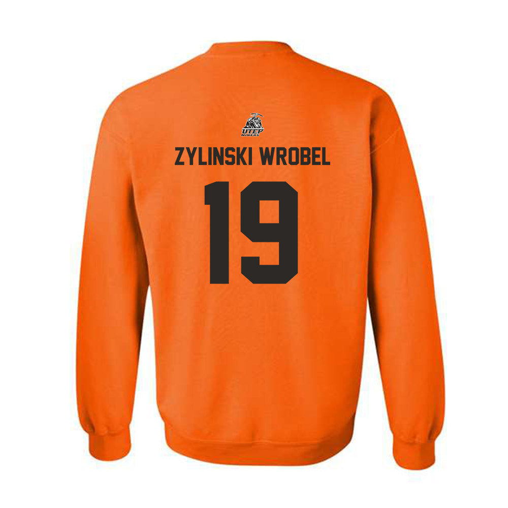 UTEP - NCAA Softball : Mallory Zylinski wrobel - Sports Shersey Crewneck Sweatshirt-1