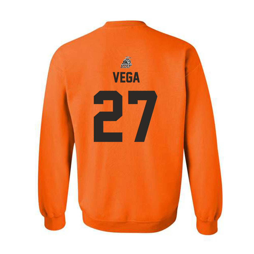 UTEP - NCAA Softball : Tatyana Vega - Sports Shersey Crewneck Sweatshirt-1