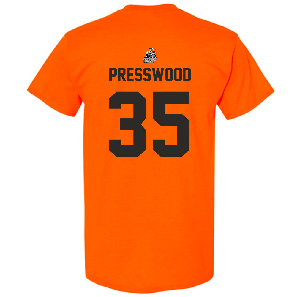 UTEP - NCAA Softball : Ryann Presswood - Sports Shersey T-Shirt-1