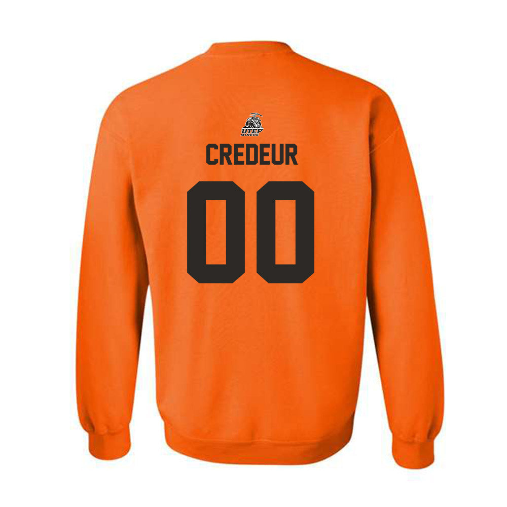 UTEP - NCAA Softball : Jordan Credeur - Sports Shersey Crewneck Sweatshirt-1