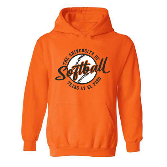 UTEP - NCAA Softball : Ashlynn Allen - Sports Shersey Hooded Sweatshirt-0