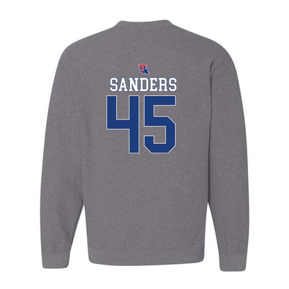 LA Tech - NCAA Baseball : Easton Sanders - Sports Shersey Crewneck Sweatshirt-1