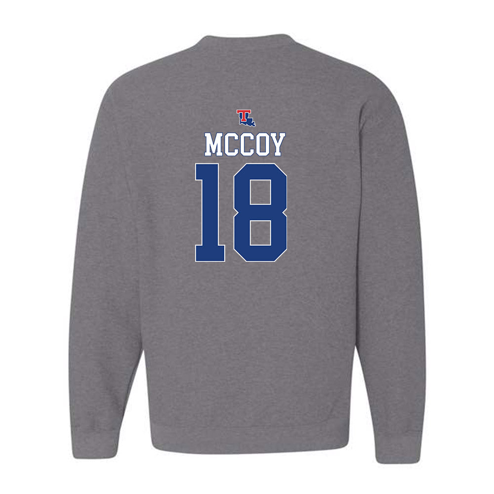 LA Tech - NCAA Baseball : Casey McCoy - Sports Shersey Crewneck Sweatshirt-1