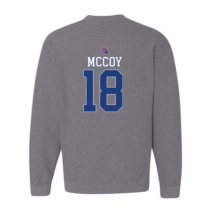 LA Tech - NCAA Baseball : Casey McCoy - Sports Shersey Crewneck Sweatshirt-1