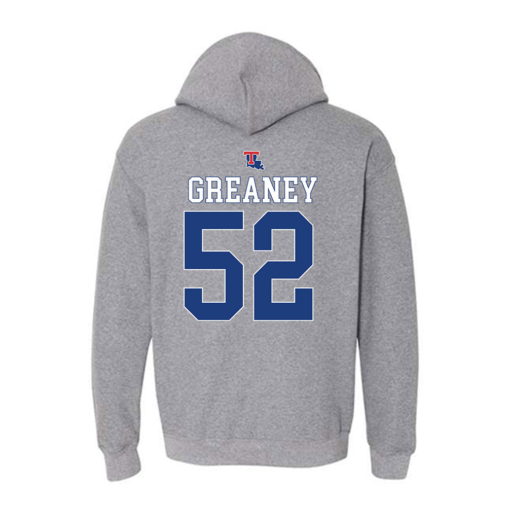 LA Tech - NCAA Baseball : Nick Greaney - Sports Shersey Hooded Sweatshirt-1