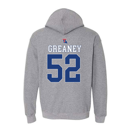 LA Tech - NCAA Baseball : Nick Greaney - Sports Shersey Hooded Sweatshirt-1