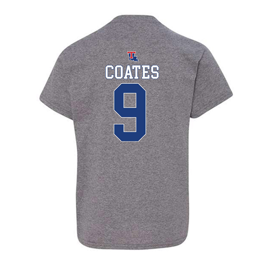 LA Tech - NCAA Baseball : Colton Coates - Sports Shersey Youth T-Shirt-1