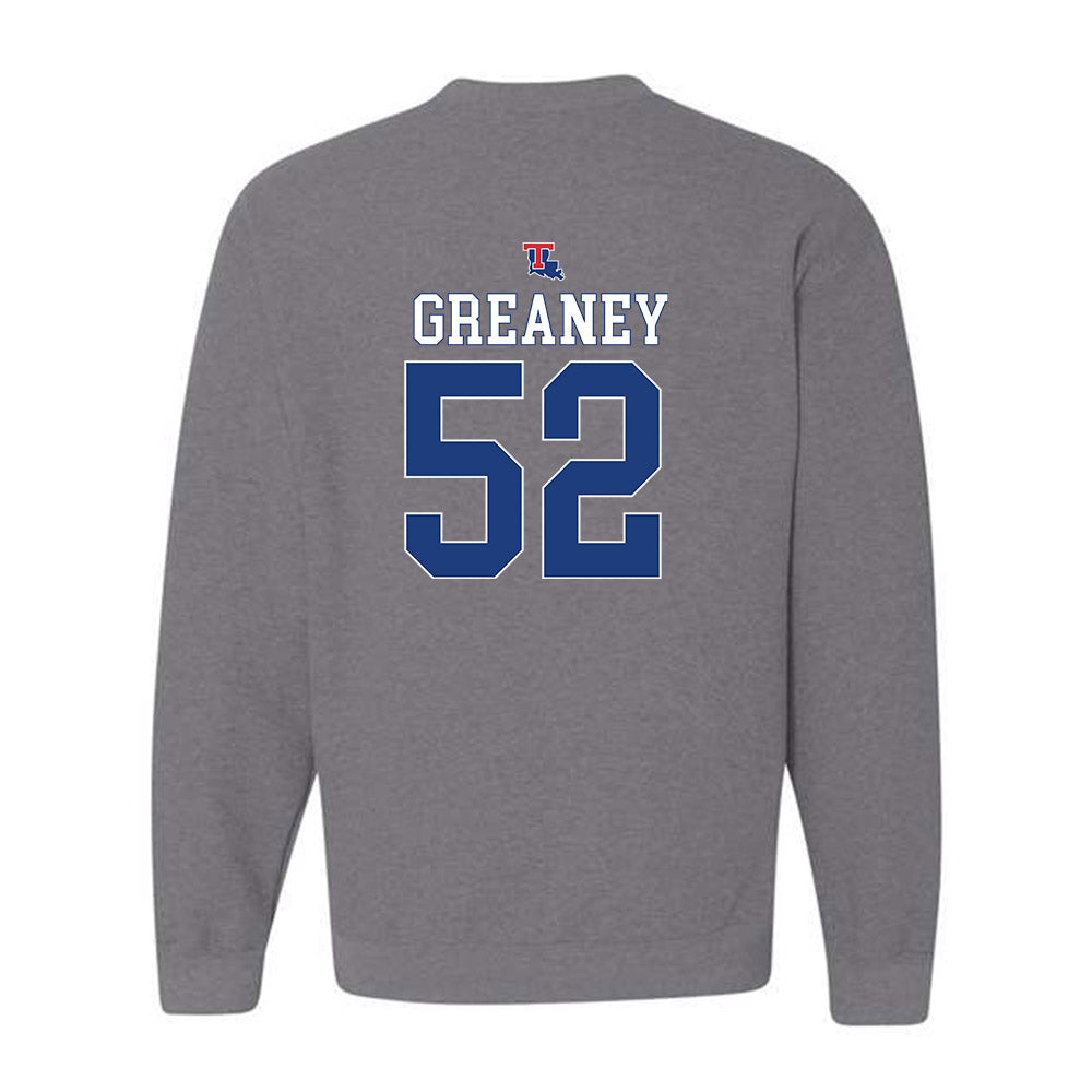 LA Tech - NCAA Baseball : Nick Greaney - Sports Shersey Crewneck Sweatshirt-1
