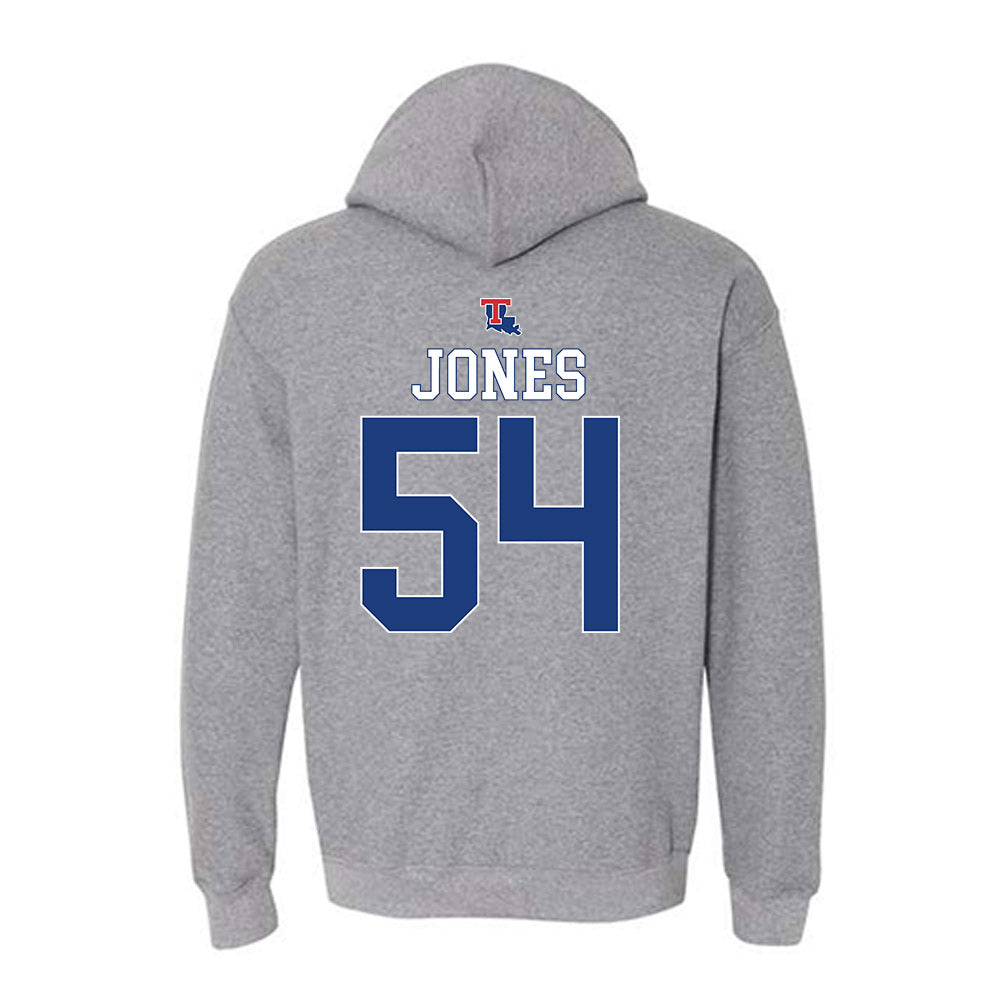 LA Tech - NCAA Baseball : Jackson Jones - Sports Shersey Hooded Sweatshirt-1