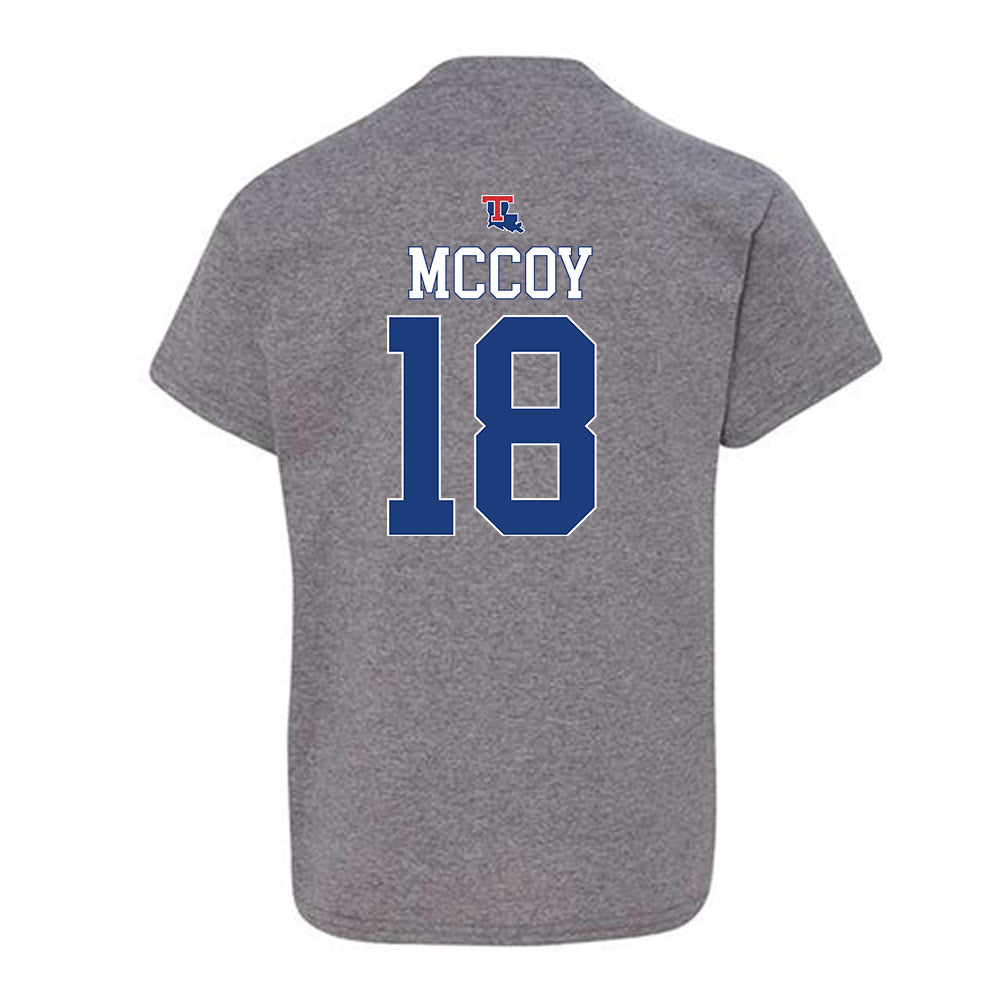 LA Tech - NCAA Baseball : Casey McCoy - Sports Shersey Youth T-Shirt-1