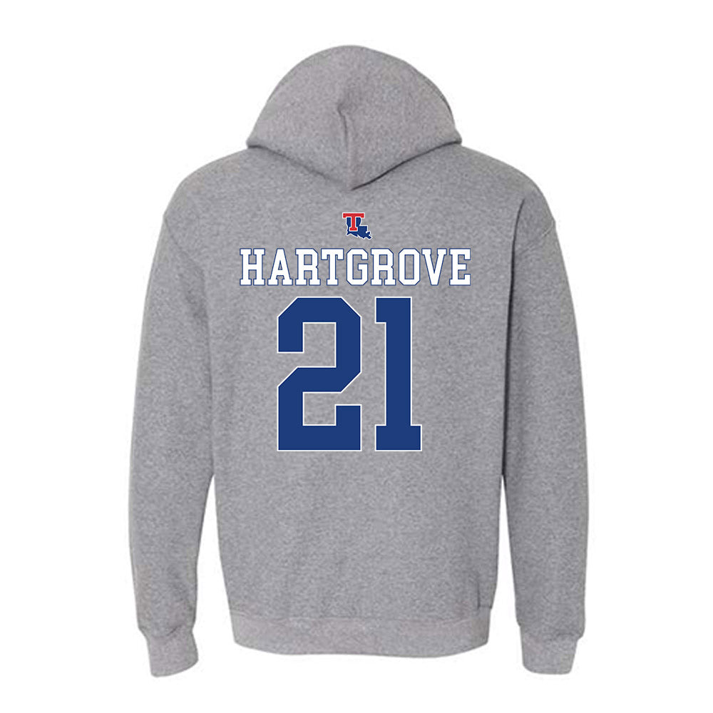 LA Tech - NCAA Baseball : Hudson Hartgrove - Sports Shersey Hooded Sweatshirt-1
