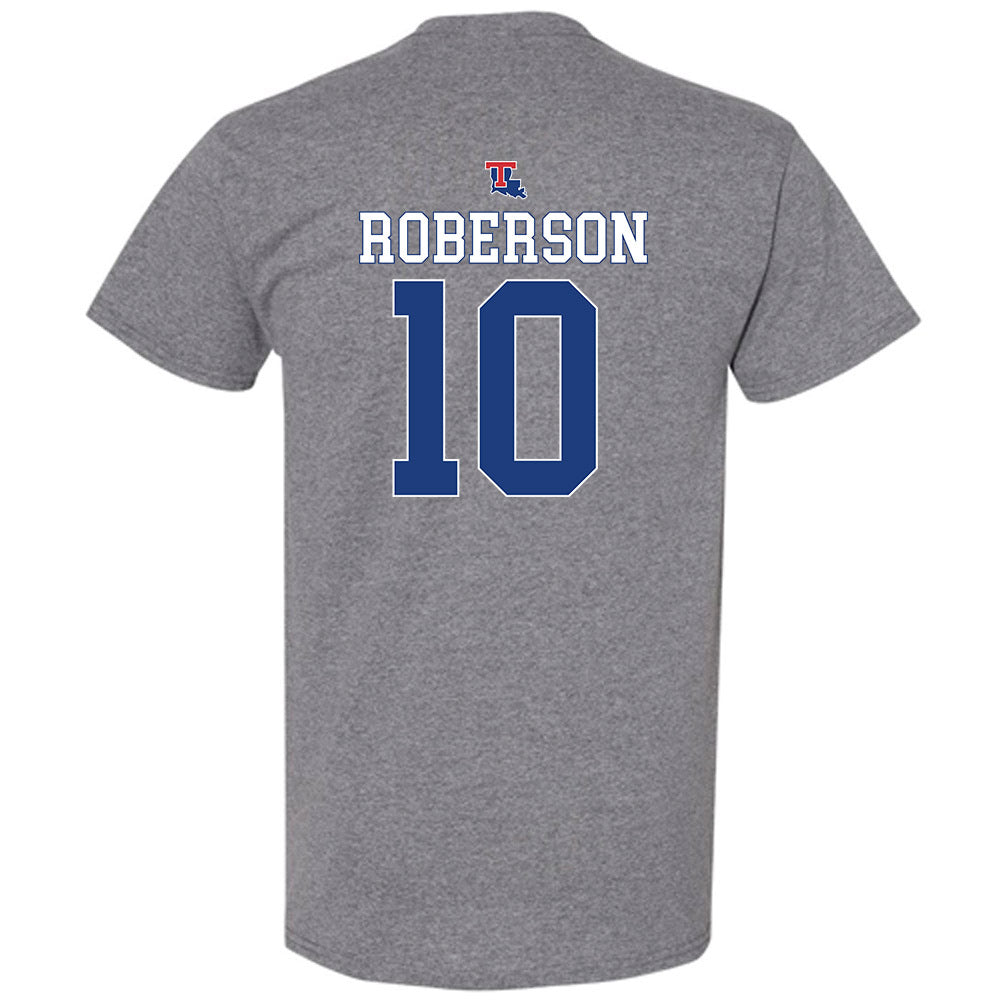 LA Tech - NCAA Baseball : Brooks Roberson - Sports Shersey T-Shirt-1