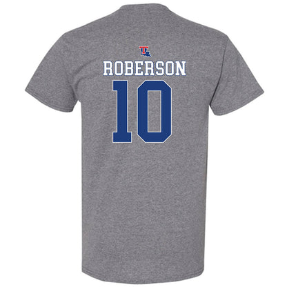 LA Tech - NCAA Baseball : Brooks Roberson - Sports Shersey T-Shirt-1