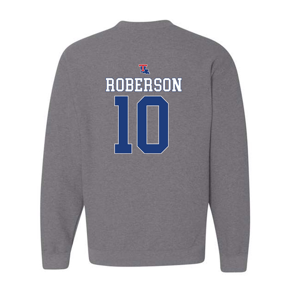 LA Tech - NCAA Baseball : Brooks Roberson - Sports Shersey Crewneck Sweatshirt-1