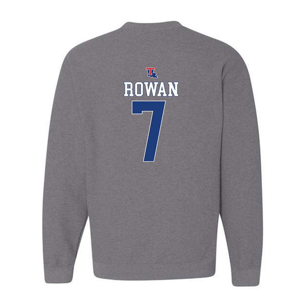 LA Tech - NCAA Baseball : Hudson Rowan - Sports Shersey Crewneck Sweatshirt-1