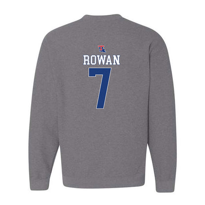 LA Tech - NCAA Baseball : Hudson Rowan - Sports Shersey Crewneck Sweatshirt-1