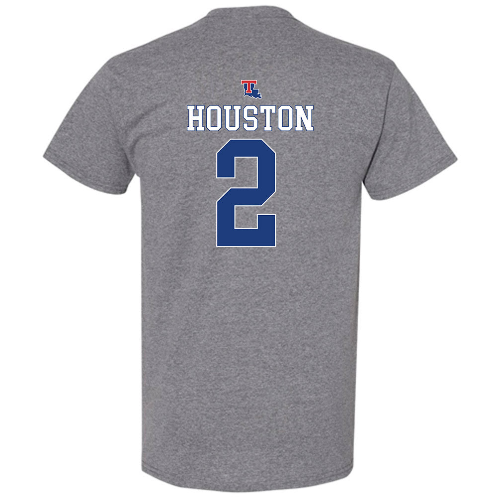 LA Tech - NCAA Baseball : Nathan Houston - Sports Shersey T-Shirt-1