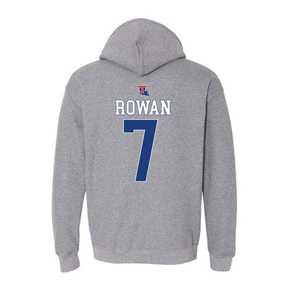 LA Tech - NCAA Baseball : Hudson Rowan - Sports Shersey Hooded Sweatshirt-1