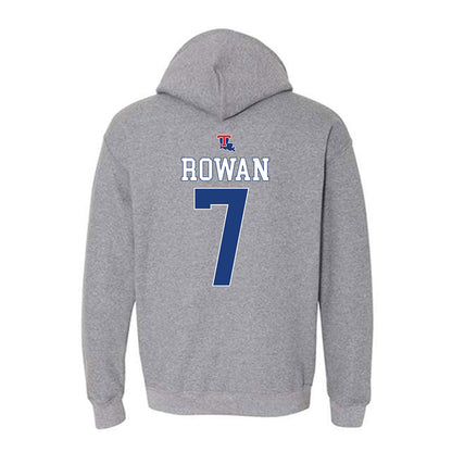LA Tech - NCAA Baseball : Hudson Rowan - Sports Shersey Hooded Sweatshirt-1