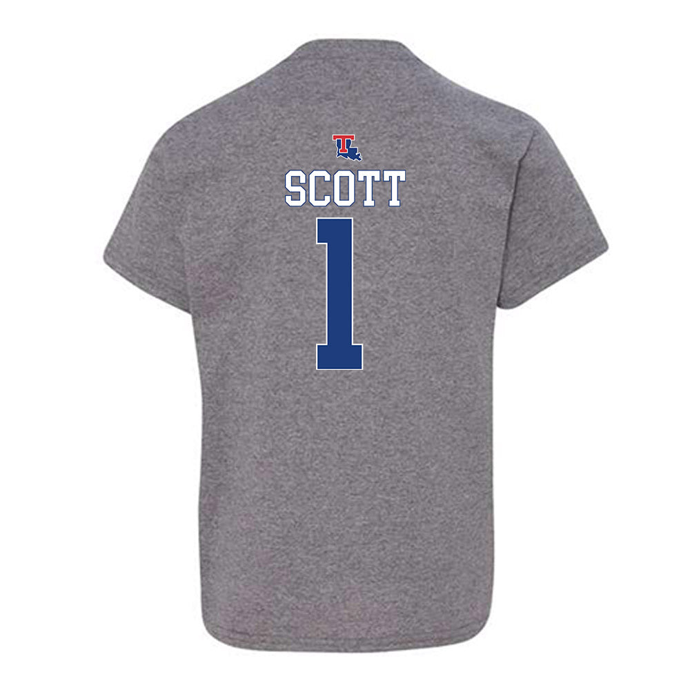 LA Tech - NCAA Baseball : Wesley Scott - Sports Shersey Youth T-Shirt-1