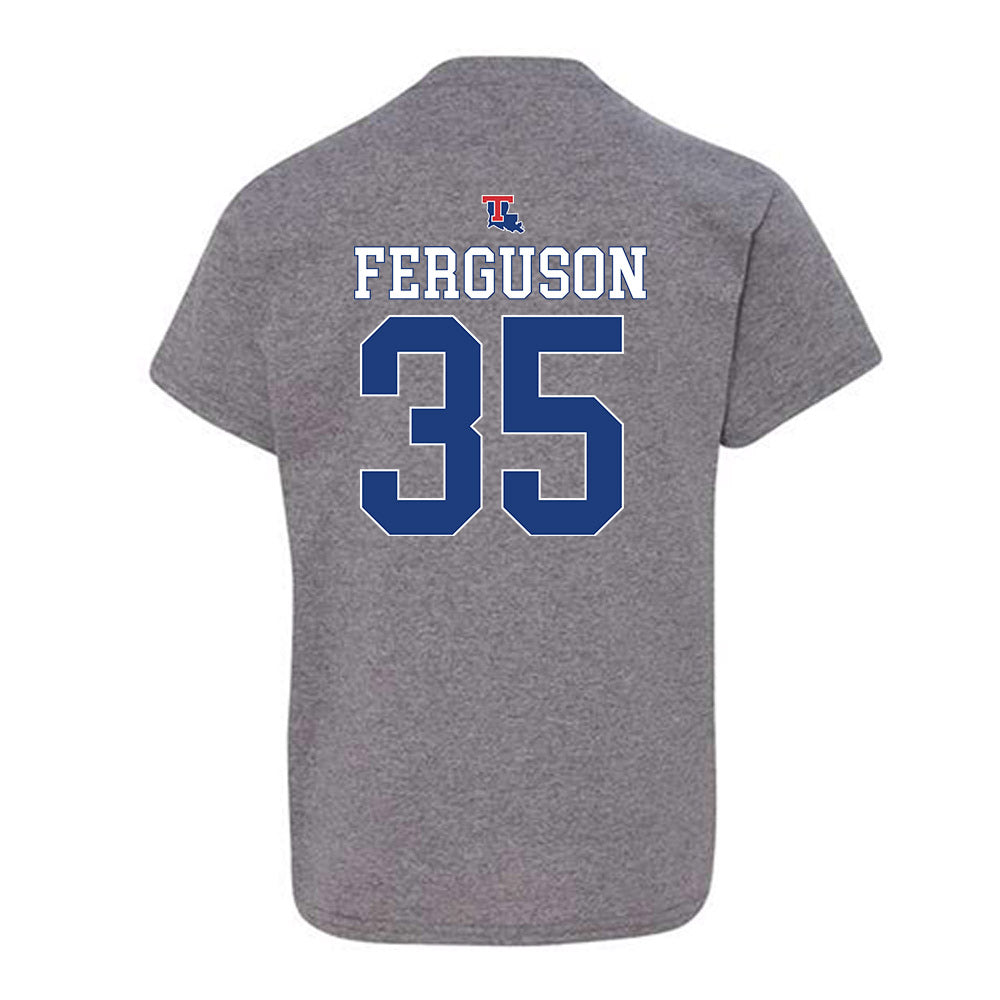 LA Tech - NCAA Baseball : Drew Ferguson - Sports Shersey Youth T-Shirt-1