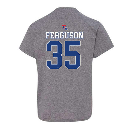LA Tech - NCAA Baseball : Drew Ferguson - Sports Shersey Youth T-Shirt-1